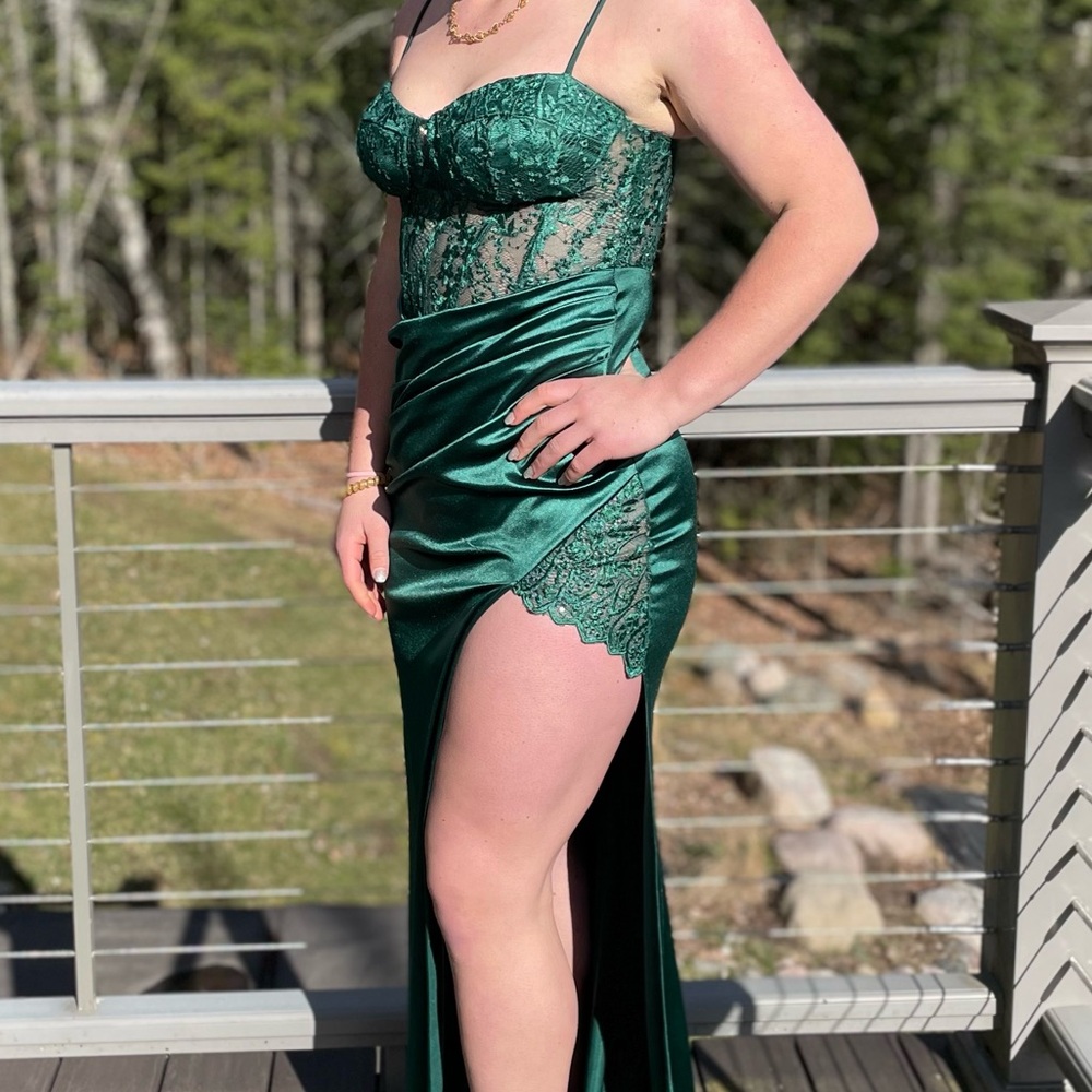 Emerald Green Prom Dress